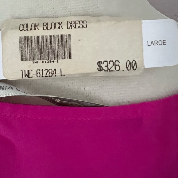 Twelfth Street by Cynthia Vincent Maxi Color Block Dress Pink - Picture 8 of 8
